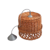 Żyrandol (Ażur/38cm) - sklep z wiklina - zdjęcie